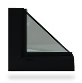 Black laminated vinyl frame